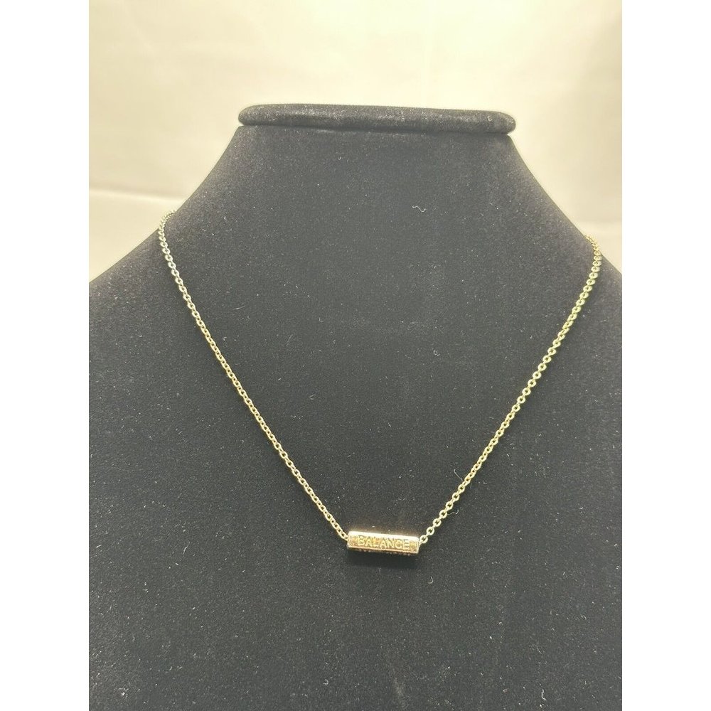 NRQ Affirmation Gold  Tone Necklace